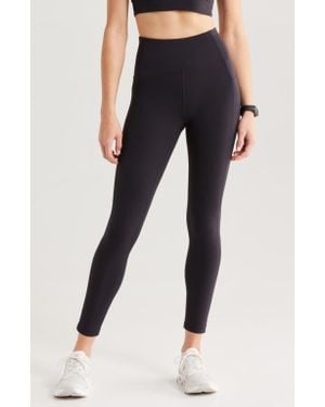 Zella Studio Luxe High Waist Pocket 7/8 Leggings - Blue