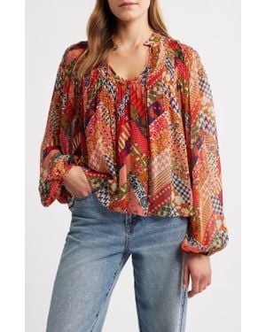 LOVE THE LABEL Meredith Smocked Top - Orange
