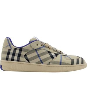Burberry Terrace Check Sneaker - Brown