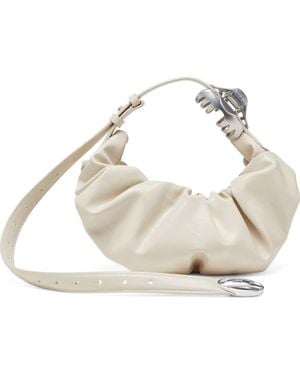 DIESEL Grab-D 2.0 Faux Leather Hobo Bag - White