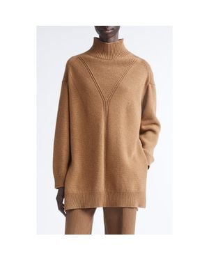 FFORME Loletta Boyfriend Wool & Cashmere Sweater - Brown