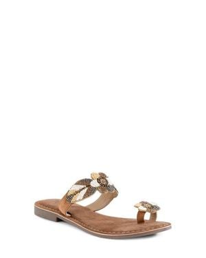Seychelles Cherry Beaded Toe Ring Sandal - Multicolor