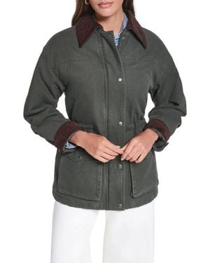 Levi's Corduroy Collar Military Jacket - Gray