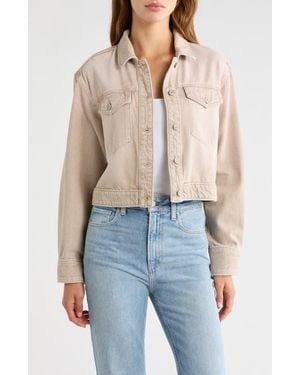 PAIGE Michele Trucker Jacket - Natural