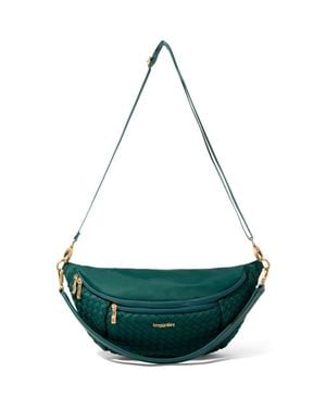 Baggallini Stanton Woven Crossbody - Green
