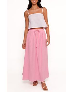 Petal & Pup Simone Cotton Camisole & Maxi Skirt Set - Pink