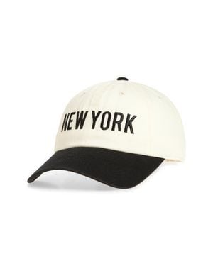 American Needle New York Cotton Baseball Cap - White