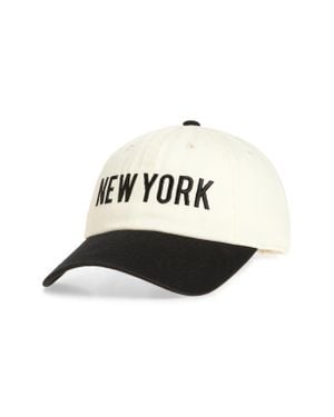 American Needle New York Cotton Baseball Cap - White