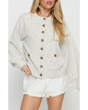 Princess Polly Dorah Cardigan - White