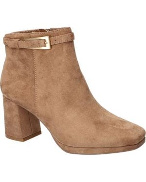 Bella Vita Hudson Platform Bootie - Brown