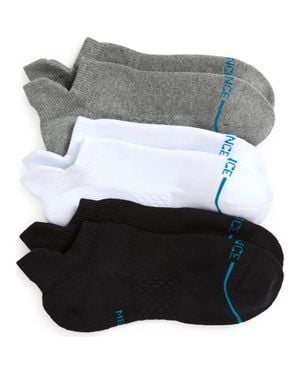 Stance Icon Assorted 3-Pack Low Tab No-Show Socks - Gray