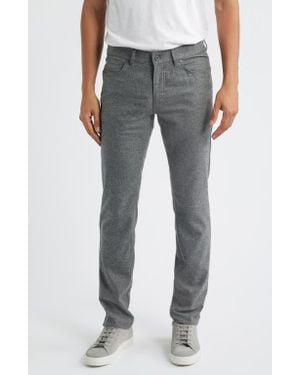 Brax Chuck Modern Fit Ceramica Flannel Five-Pocket Pants - Gray