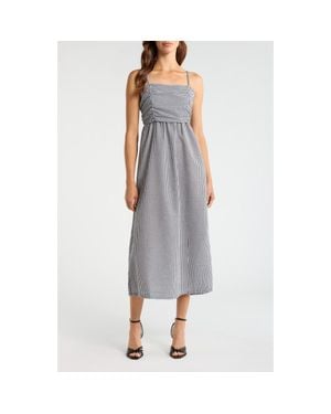 Steve Madden Ashlynn Midi Dress - Gray