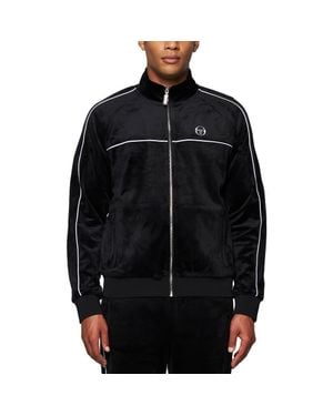 Sergio Tacchini Lioni Velour Jacket - Black