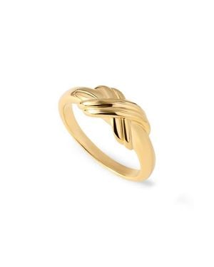 Ana Luisa Harper Knot Ring - Metallic