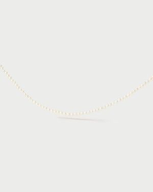 Pdpaola La Perla Necklace - White