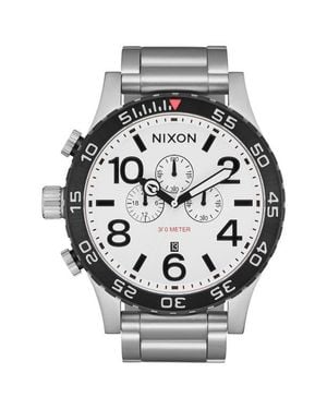 Nixon 51-30 Chronograph Bracelet Watch, 51Mm - Gray