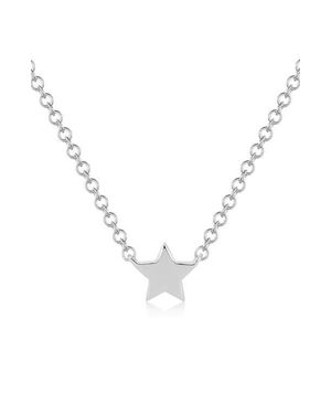 EF Collection Baby Star Pendant Necklace - Blue