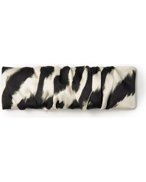 OLAH Zyra Silk Hair Barrette Clip - Black