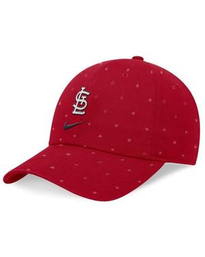 Nike St. Louis Cardinals Primetime Print Club Adjustable Hat - Red