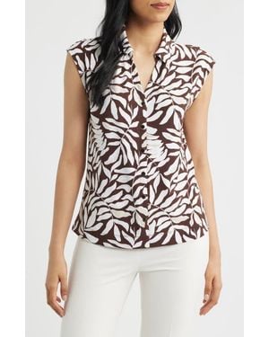Anne Klein Dolman Sleeve Top - White
