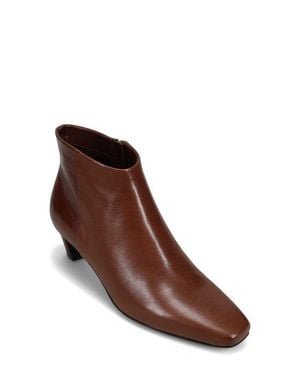 Vaneli Sadie Leather Bootie - Brown