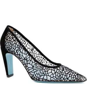 Valentina Rangoni Folgorata Mesh Pump - Black