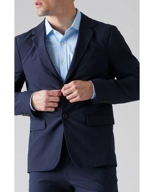 Rhone Commuter Slim Fit Wrinkle Resistant Sport Coat - Blue