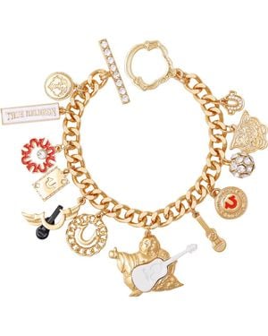 TRUE RELIGION Tone Multi-Charm Bracelet - Metallic