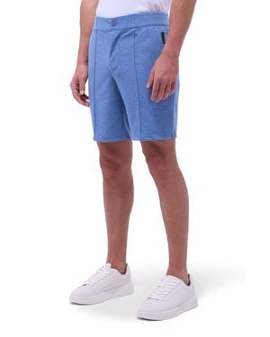 Bugatchi Soft Touch Knit Pintuck Pants - Blue