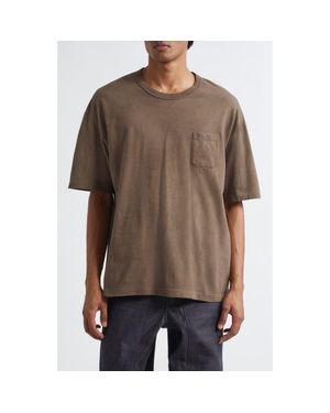 Visvim Jumbo Cotton Pocket T-Shirt - Brown