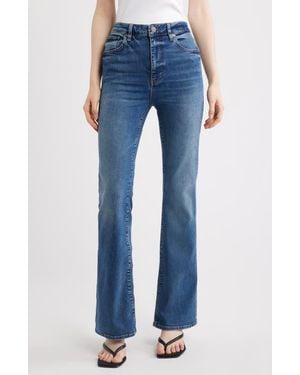 FRAME The Reboot High Waist Bootcut Jeans - Blue