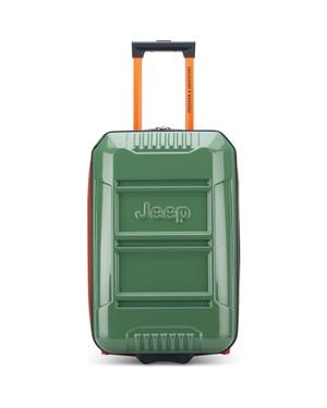 Jeep Jh003B 21 Carry On Hardside Expandable Luggage With Two Wheels - Green