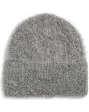 TOTEME Alpaca Blend Beanie - Gray