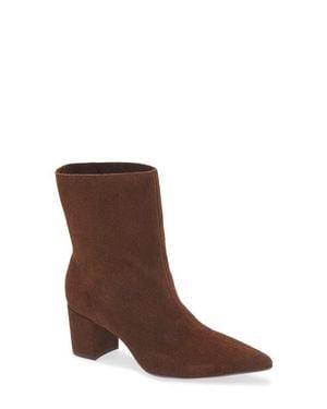 Chocolat Blu Lynette Block Heel Bootie - Brown