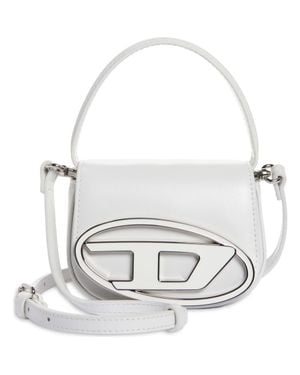 DIESEL X-Small 1Dr Leather Crossbody Bag - White