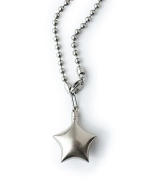 67Jewelry Puffed Star Necklace Ii - Metallic