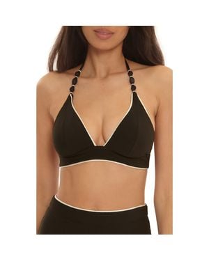 Trina Turk Corinth Triangle Bikini Top - Black