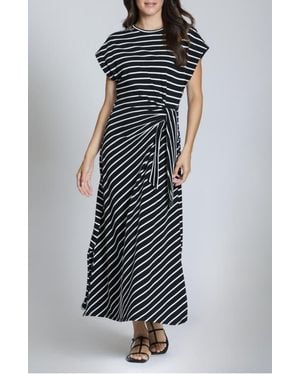 Apny Stripe Maxi Dress - Multicolor