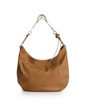 Velez Luna Leather Shopping Bag - Brown