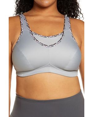 Glamorise No-Bounce Camisole Sports Bra - Gray