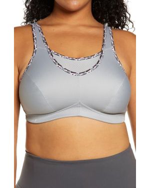 Glamorise No-Bounce Camisole Sports Bra - Gray
