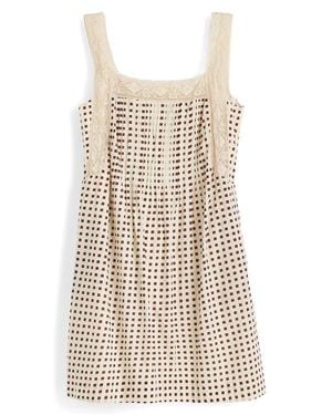 Madewell The Sophie Cotton Voile Minidress - Natural