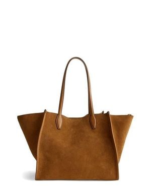 Madewell The Lexington Suede Tote - Brown