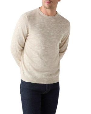 Robert Talbott Robbins Linen Silk Crewneck Sweater - Multicolor