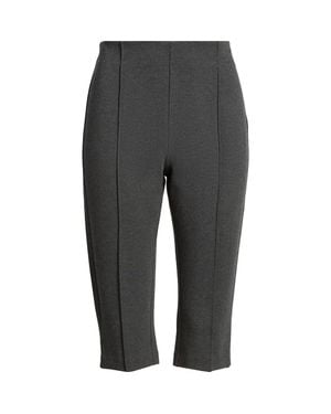 Nordstrom Ponte Knit Capri Pants - Gray