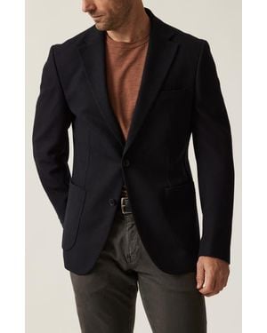 34 Heritage Matteo Slim Fit Knit Blazer - Black