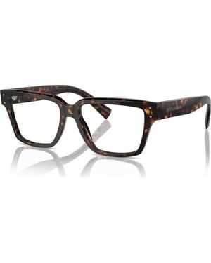 Dolce & Gabbana 53Mm Square Optical Glasses - Black
