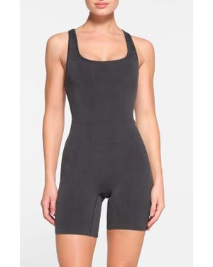 Skims Outdoor Mid Thigh Bodysuit - Black