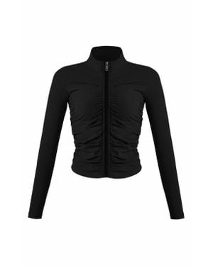 Vitaly Cloud Ii Gather Jacket - Black